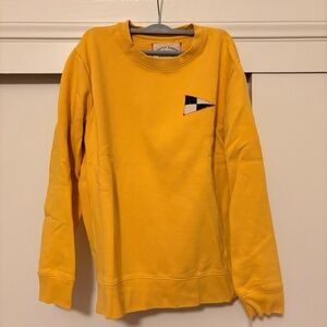 Slightly Choppy Yellow Crewneck Sweater